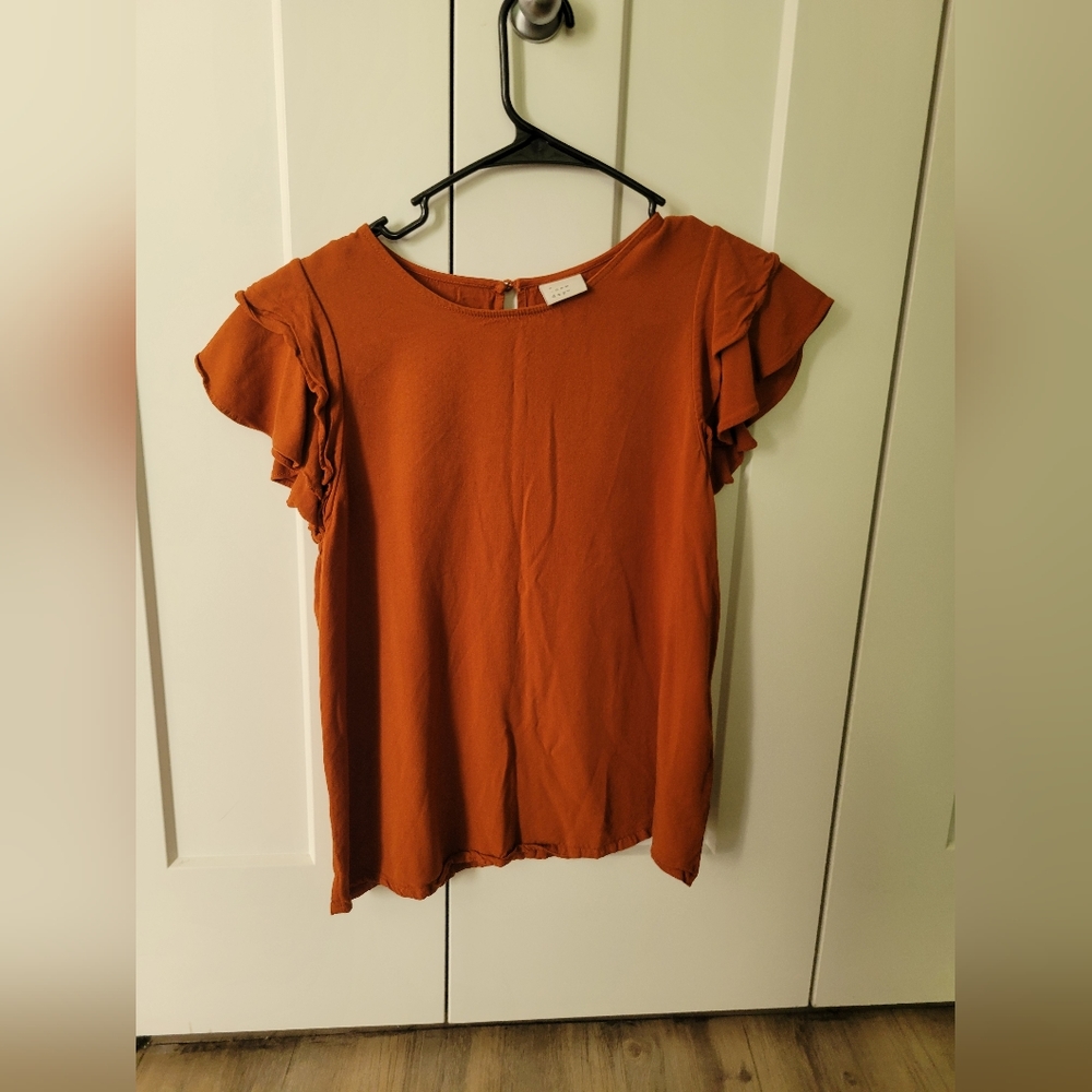 Burnt Orange a new day Blouse